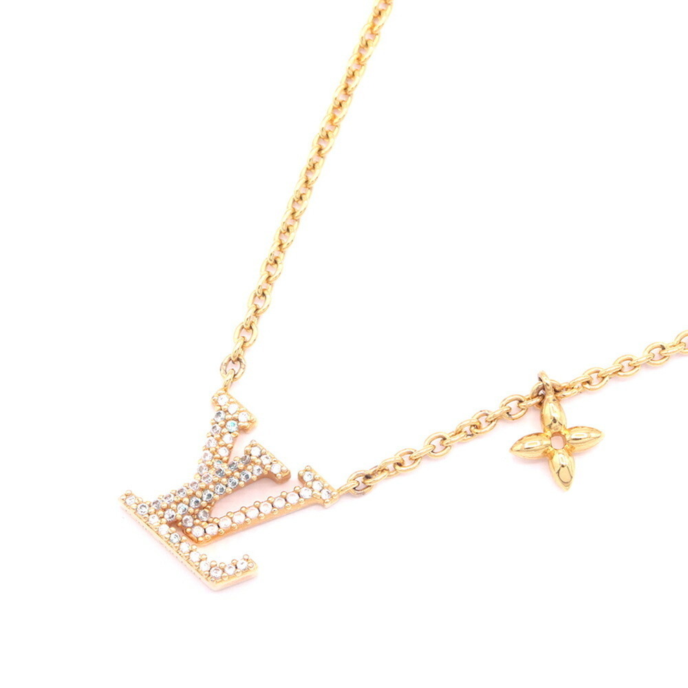 LOUIS VUITTON Gold Necklace - Picture 1 of 7